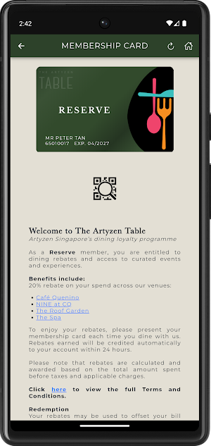 The Artyzen Table Screenshot 1