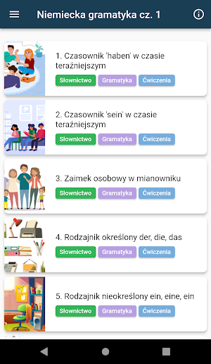 Gramatyka niemiecka cz. 1 Screenshot 0