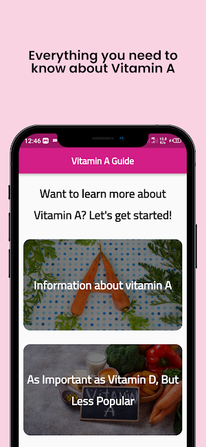 Vitamin A Guide Screenshot 0