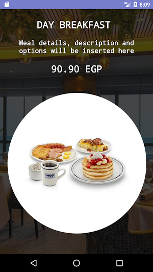 Restaurant Menu Demo Screenshot 3