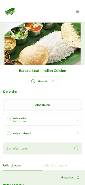 Banana Leaf - Indian Cuisine Screenshot 1