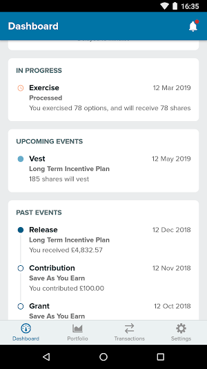 Global Stock & Reward Services Screenshot 3