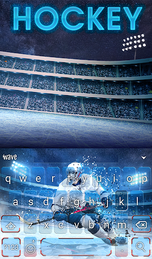 Hockey Animated Keyboard Screenshot 1
