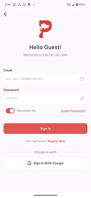 Pet UG Partner Screenshot 0