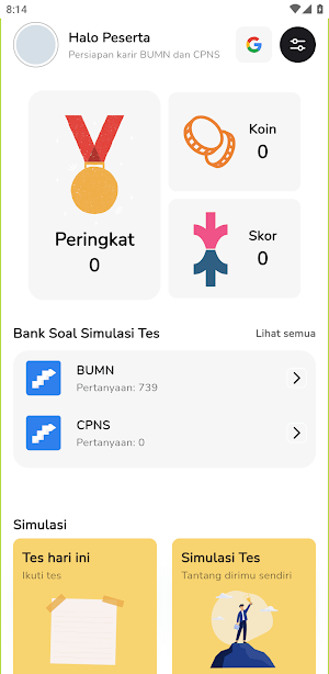 KariRise:Persiapan BUMN & CPNS Screenshot 0