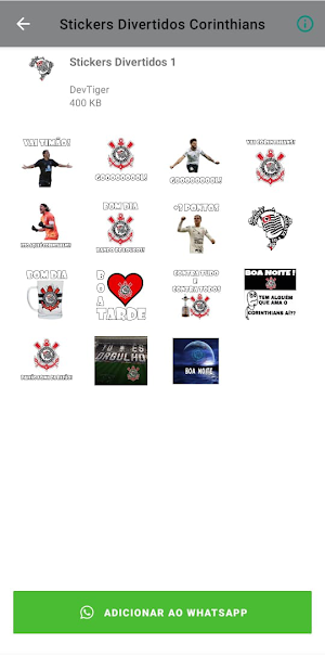 Fun Corinthians Stickers Screenshot 0