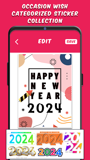 New Year Party Invitation Card Screenshot 3