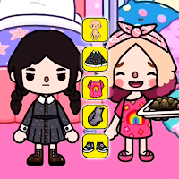Tocaboca Wednesday Dress Up