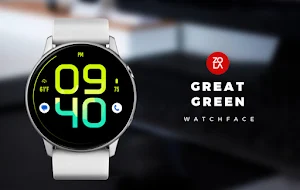 Great Green Watch Face Screenshot 0