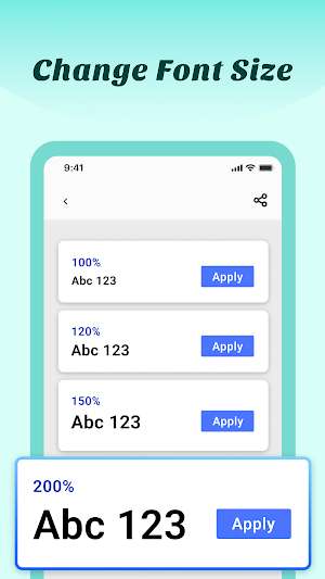 Big Font - Font Size Increaser Screenshot 3