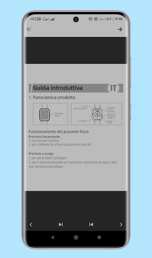 Enomir smart watch guide Screenshot 3
