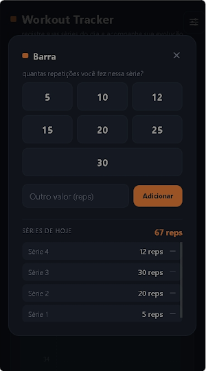 Workout Tracker Screenshot 3