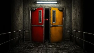 Red Door Yellow Door Escape Screenshot 0