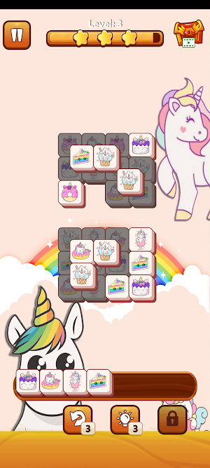 Unicorn Kawaii Tile Match Screenshot 2