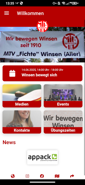 „Fichte“ Winsen (A.) e. V. Screenshot 1