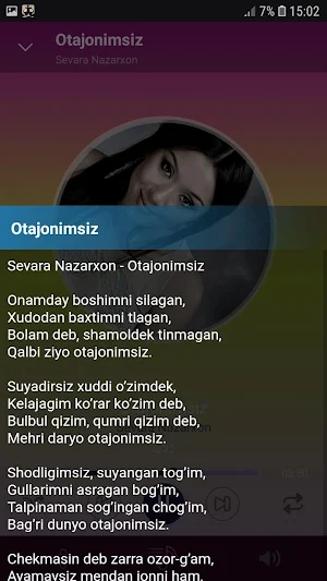 Otalar haqida qo`shiqlar Screenshot 1