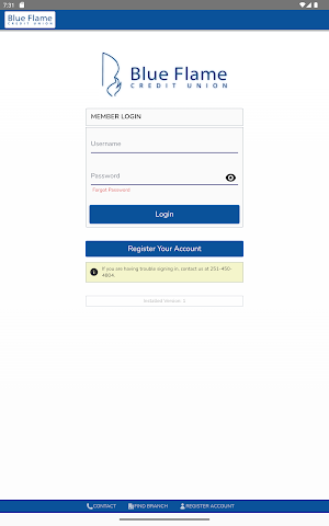 Blue Flame CU MemberNet Screenshot 3