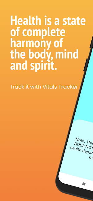 Ace Vitals Tracker Screenshot 1