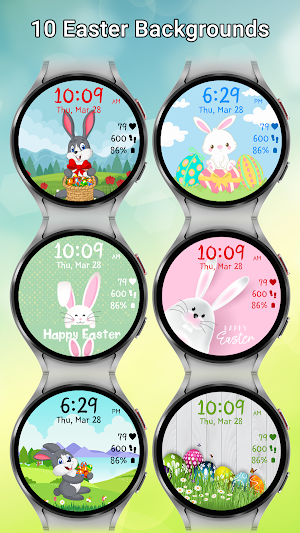 Easter Magic Premium Watchface Screenshot 2