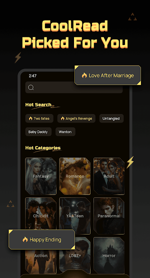 CoolRead- Enchanting Reads Screenshot 1