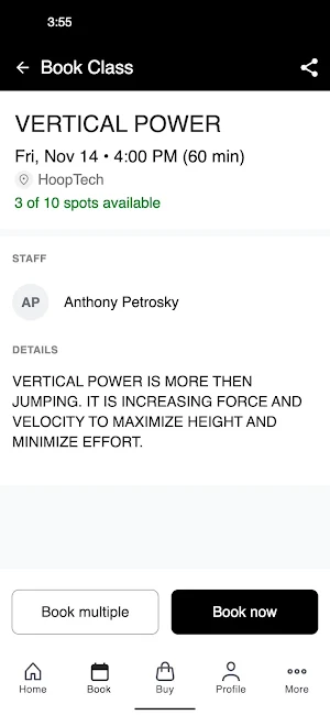 HT Performance Center Screenshot 2