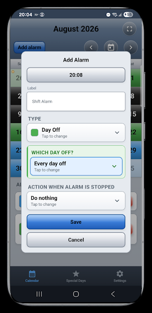 Shift Plan Screenshot 1