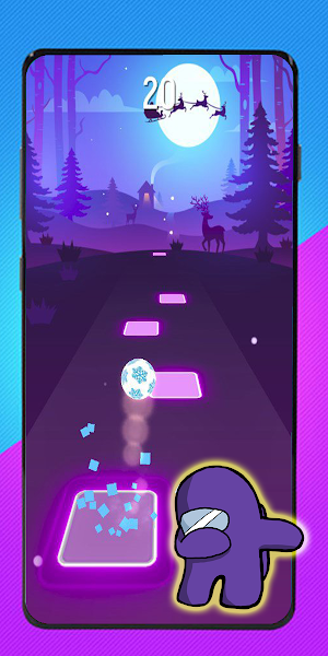 The Impostor Dancing songs - Hop tiles ball dance Screenshot 1