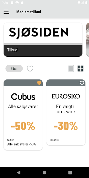 Sjøsiden Kundeklubb Screenshot 1