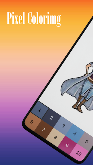 Hogwart Colouring By Numbers Screenshot 1