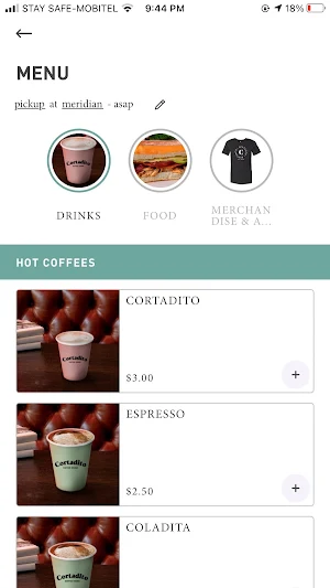 Cortadito Coffee House Screenshot 2