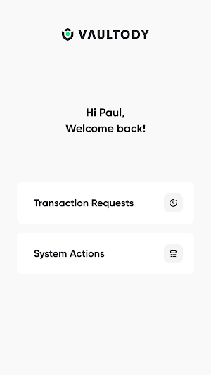 Vaultody Approver Screenshot 1