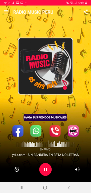 RADIO MUSIC PERU Screenshot 1