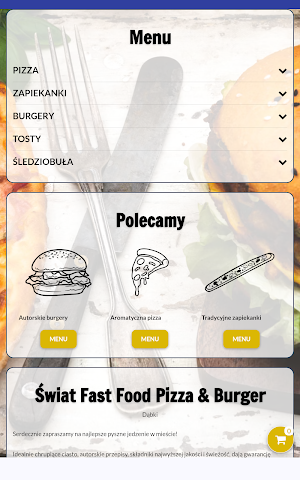 Świat Fast Food Pizza & Burger Screenshot 2