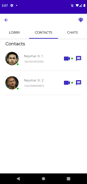 Neymar Fake Chat & Video Call Screenshot 3