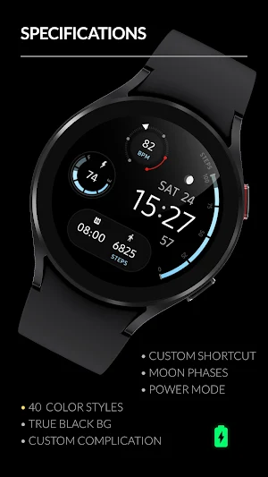 Awf n-Digital 2 - watch face Screenshot 1