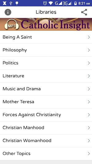 Catholic Culture and Insight Audio Collection Screenshot 1