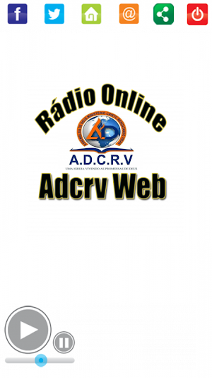 Web Rádio Online Adcrv Web Screenshot 1