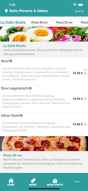 Dalin Pizzeria & Imbiss Screenshot 2