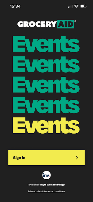 GroceryAid Event App Screenshot 3