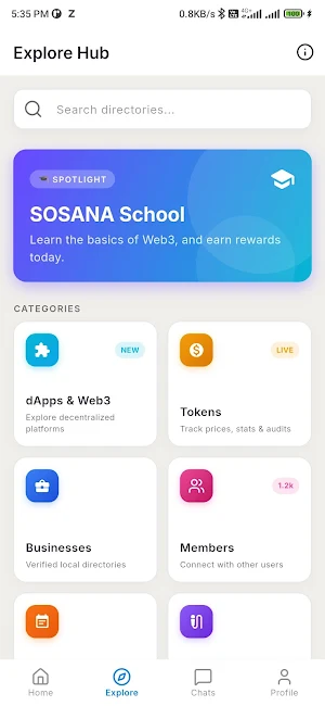 SOSANA Screenshot 2