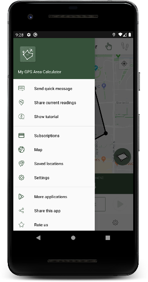 My GPS Area Calculator Screenshot 2