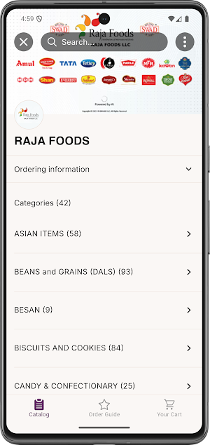 Raja Foods Screenshot 2