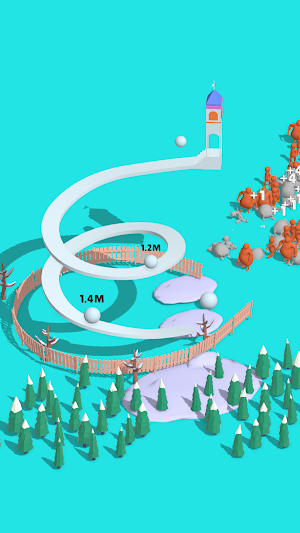 Snow Roll Defense Screenshot 0