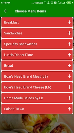 Green Street Deli Cafe Screenshot 3