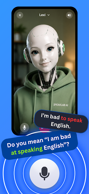 SpeakLab - AI English Tutor Screenshot 1