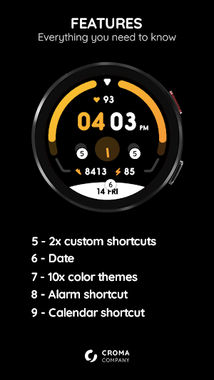 Milestone Watch Face Screenshot 2
