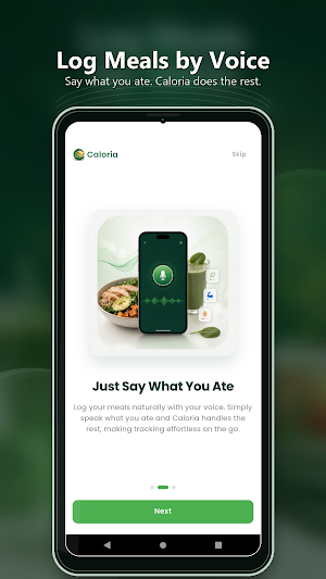 Caloria: AI Calorie Counter Screenshot 1