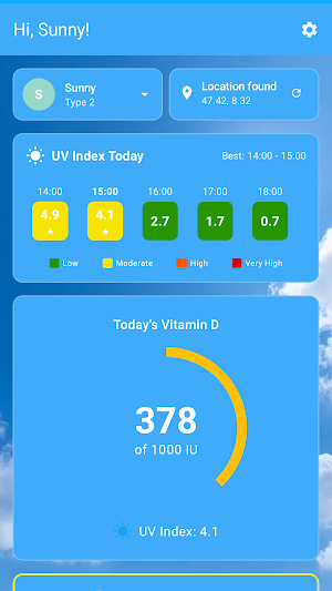 SunDTracker: Vitamin D & UV Screenshot 0