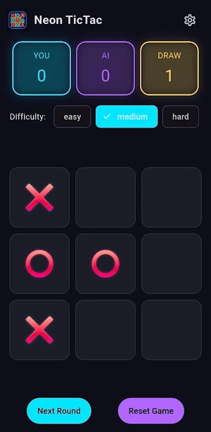 Neon TicTac Screenshot 3