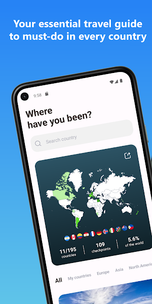 Voyager: travel tracker Screenshot 0